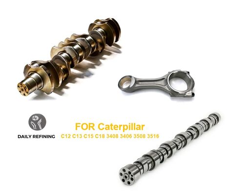 खरीदें लंबे सेवा जीवन के साथ Caterpillar C12 C13 C15 C18 3408 3406 3508 3516 के लिए फोर्गेड स्टील कैमशाफ्ट क्रैंकशाफ्ट कनेक्टिंग रॉड online manufacture